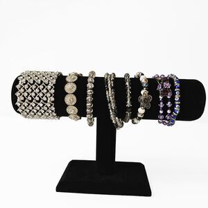 Bundle of 8 Wearable Beaded and Rhinestone Fashion Bracelets